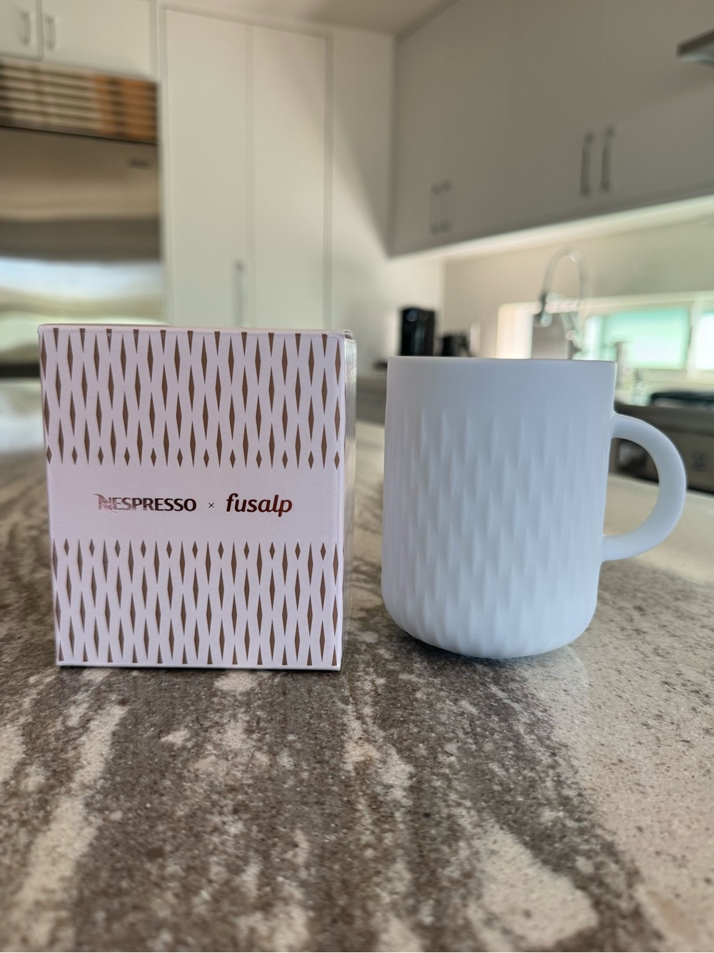 Nespresso Fusalp festive coffee mug